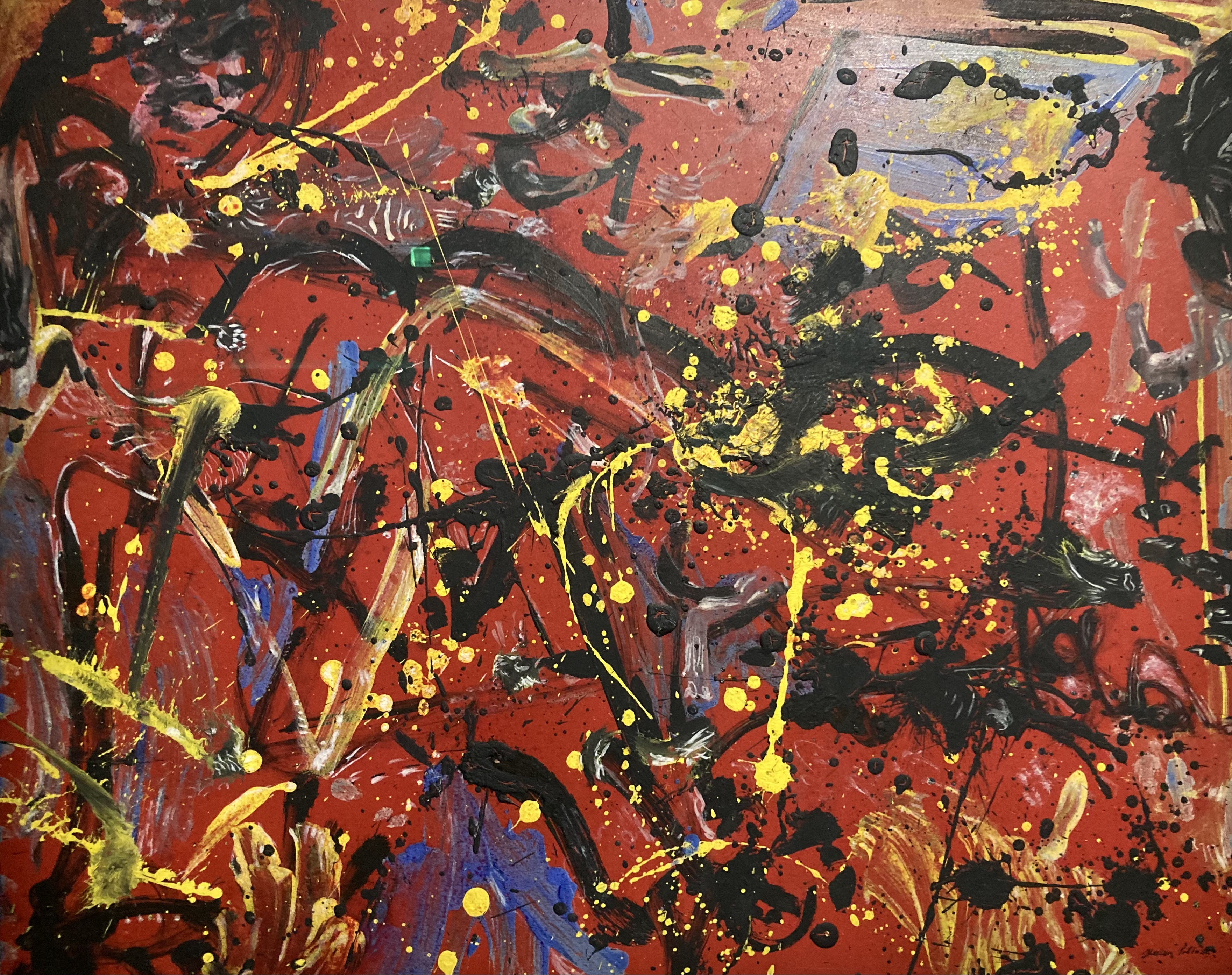 Pollock à l'exposition 2025 au musée Picasso