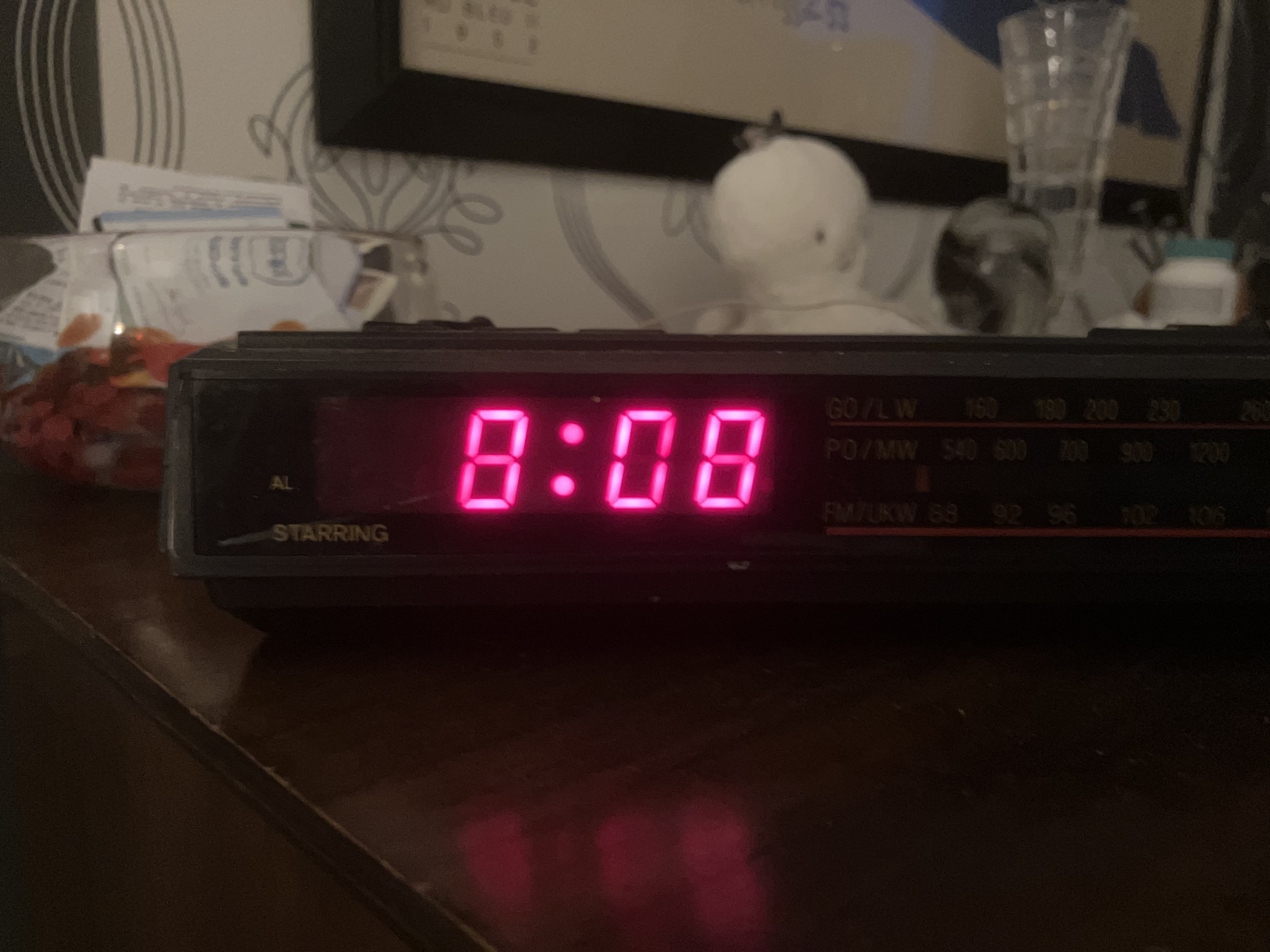 radio-réveil en PLS