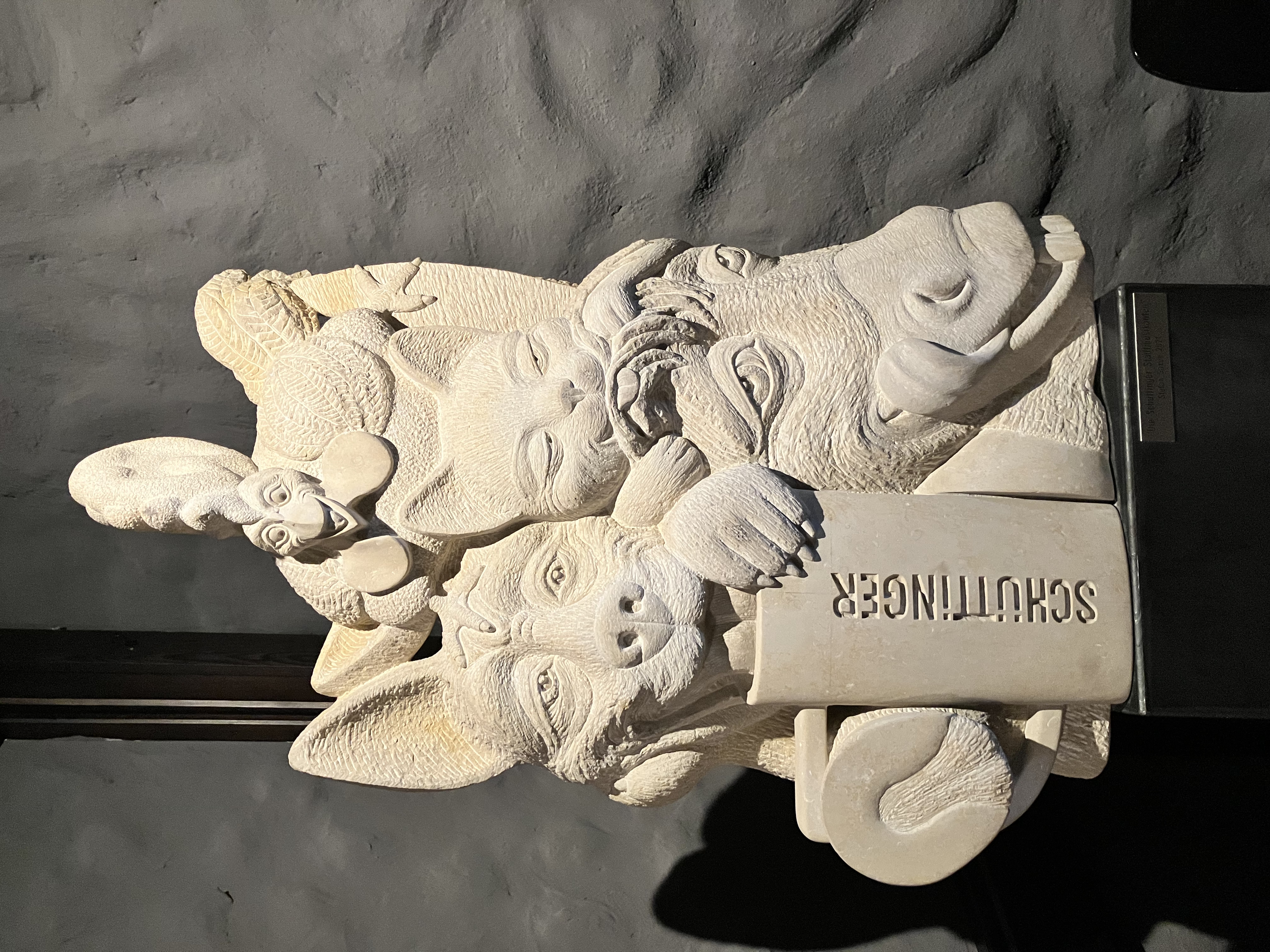 quatre animaux musiciens de Brême - brasserie Schuettinger